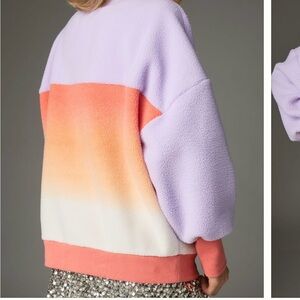 Colorful Gradient Fleece sweatshirt